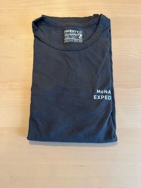 Faherty Nazare Sunwashed Tee - Men's XL Graphite Organic Cotton NEW